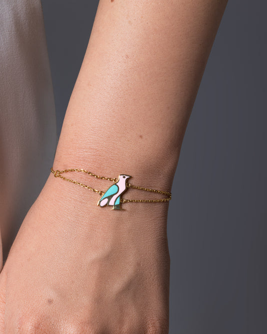 Hieroglyphic 'U' Bracelet