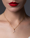 Sparkled Initial Necklace