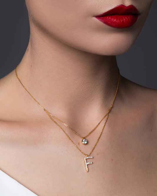 Lab Diamond Layered Necklace