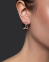 Hieroglyphic 'B' Earrings