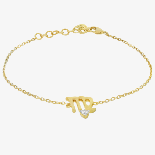 Virgo Symbol Bracelet