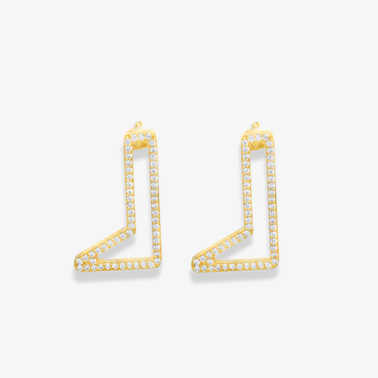 Hieroglyphic 'B' Earrings
