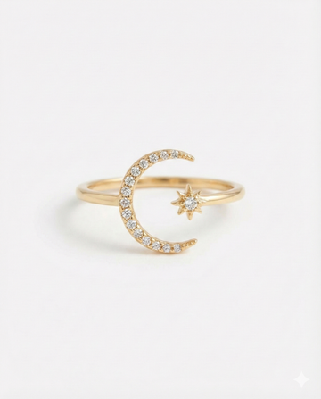 Lab Diamond Eclipse Ring