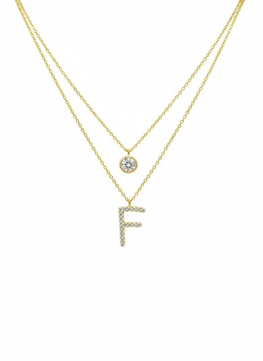 Lab Diamond Layered Necklace