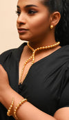 Golden Lariat Pearl Ball Set