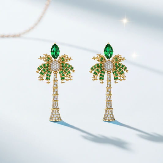 UAE Heritage Palm Earrings